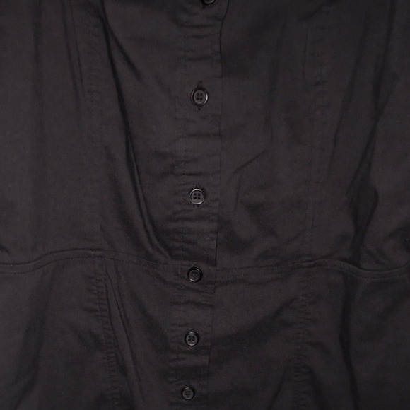 DANIELLE BERNSTEIN | Black Puff Sleeve Dress - Picture 3 of 7